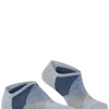 Burlington Clyde heren sneakersokken, blauw (arctic mel.)