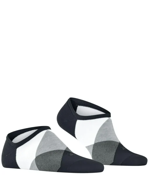 Burlington Clyde heren sneakersokken, zwart (black)