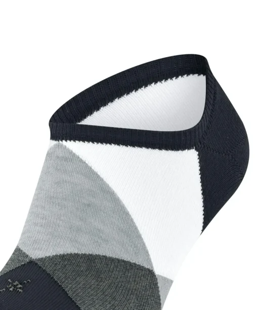 Burlington Clyde heren sneakersokken, zwart (black)