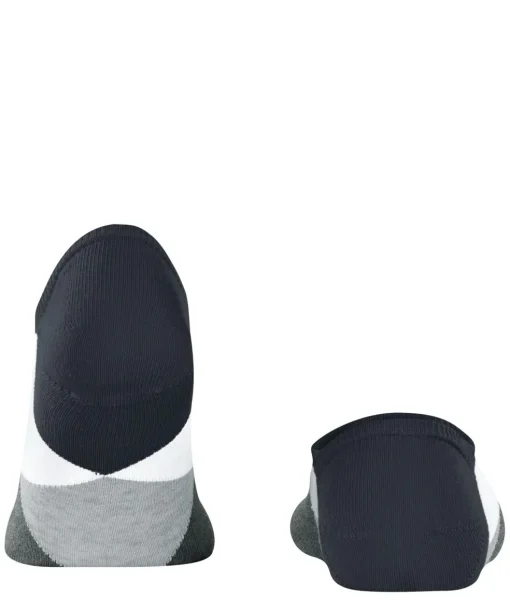 Burlington Clyde heren sneakersokken, zwart (black)