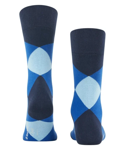 Burlington Clyde herensokken, blauw (marine)