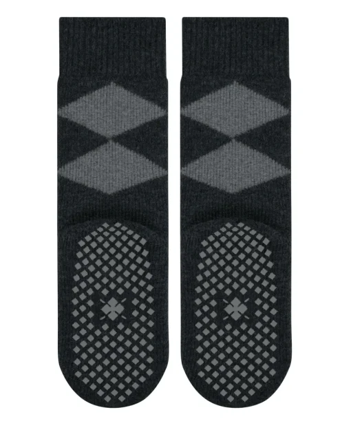 Burlington Cosy Argyle damessokken, zwart (black)