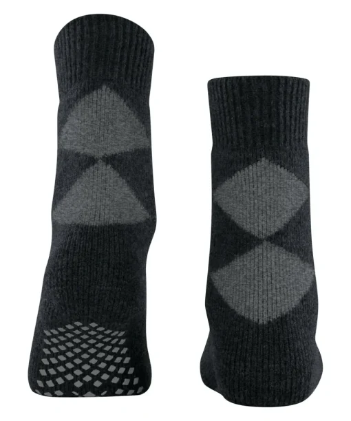 Burlington Cosy Argyle damessokken, zwart (black)