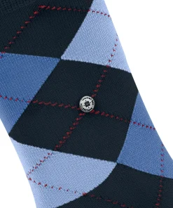 Burlington Covent Garden damessokken, blauw (marine)