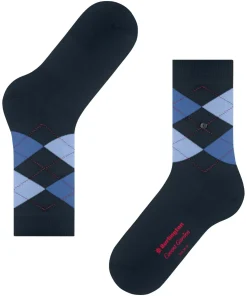 Burlington Covent Garden damessokken, blauw (marine)