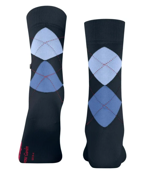 Burlington Covent Garden damessokken, blauw (marine)