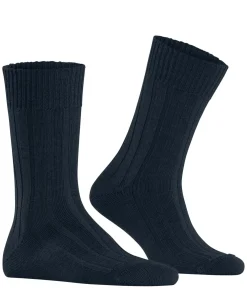 Burlington Dover herensokken, blauw (marine)