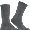 Burlington Dover herensokken, grijs (dark grey)