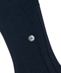 Burlington Dover herensokken, blauw (marine)