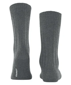 Burlington Dover herensokken, grijs (dark grey)