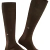 Burlington Dublin heren kniekousen, bruin (chocolate)