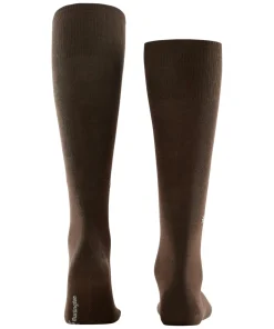 Burlington Dublin heren kniekousen, bruin (chocolate)