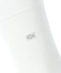 Burlington Dublin herensokken, wit (white)