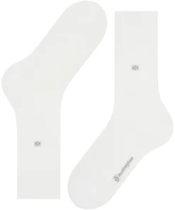 Burlington Dublin herensokken, wit (white)