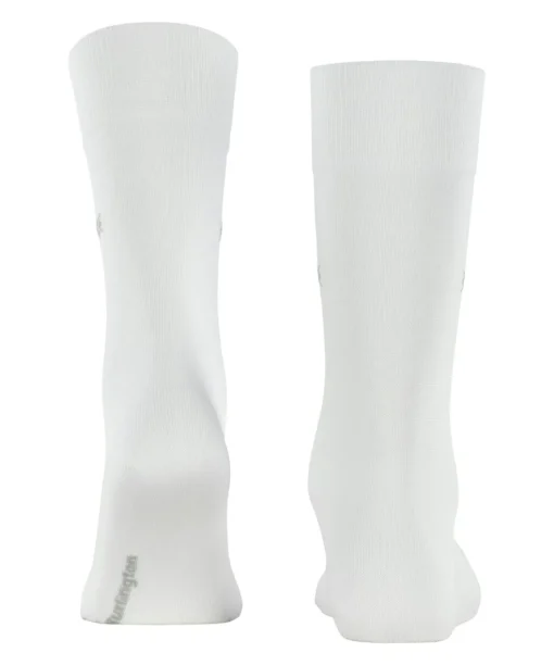 Burlington Dublin herensokken, wit (white)