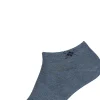Burlington Everyday dames enkelsokken (2-pack), katoen, jeans blauw