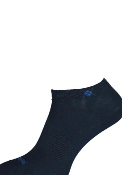 Burlington Everyday dames enkelsokken (2-pack), katoen, marine blauw
