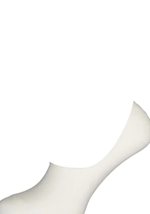 Burlington Everyday dames invisible sokken (2-pack), katoen, wit