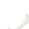 Burlington Everyday dames invisible sokken (2-pack), katoen, wit