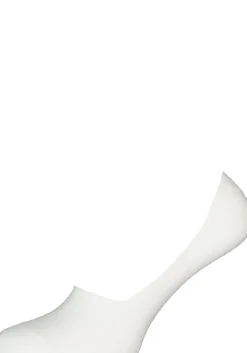 Burlington Everyday dames invisible sokken (2-pack), katoen, wit