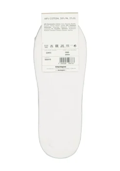 Burlington Everyday dames invisible sokken (2-pack), katoen, wit