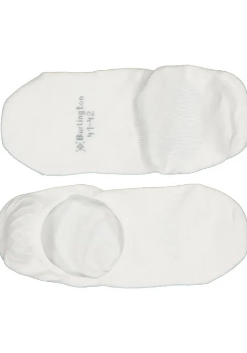 Burlington Everyday dames invisible sokken (2-pack), katoen, wit