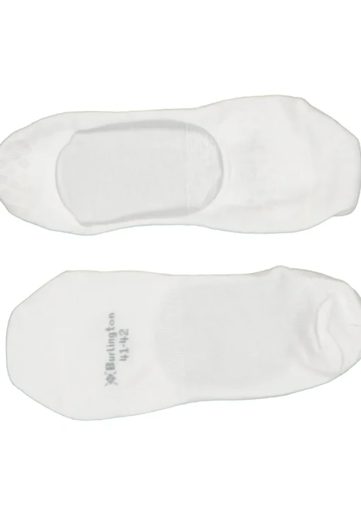 Burlington Everyday dames invisible sokken (2-pack), katoen, wit