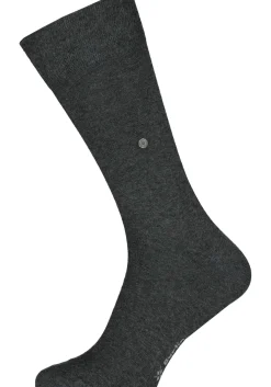 Burlington Everyday herensokken (2-pack), katoen, antraciet grijs