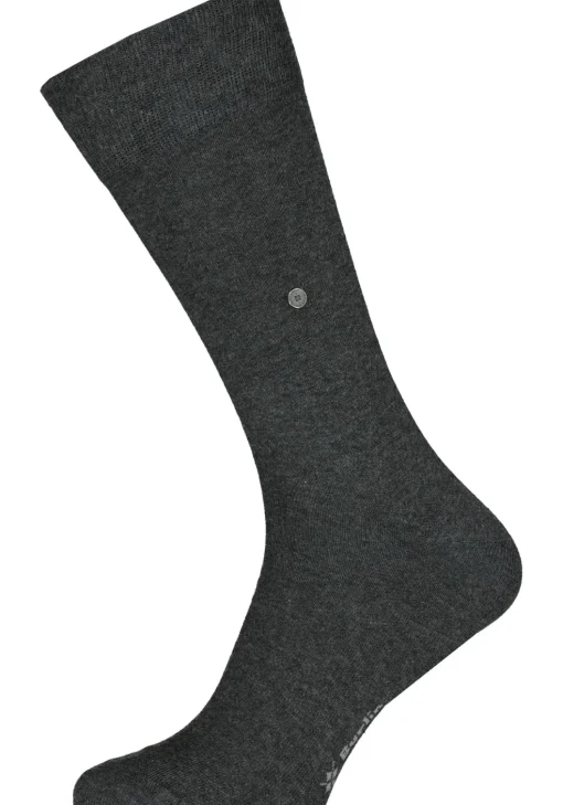 Burlington Everyday herensokken (2-pack), katoen, antraciet grijs