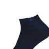Burlington Everyday heren enkelsokken (2-pack), katoen, marine blauw