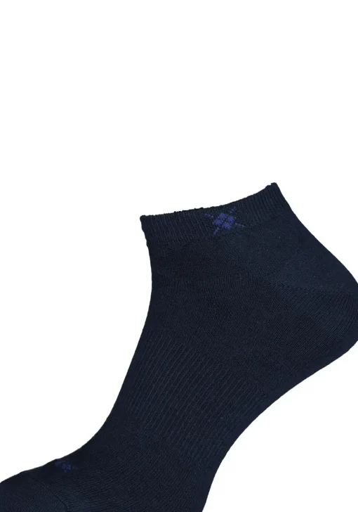 Burlington Everyday heren enkelsokken (2-pack), katoen, marine blauw