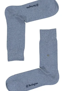 Burlington Everyday herensokken (2-pack), katoen, jeansblauw