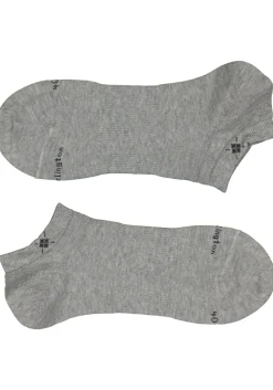 Burlington Everyday heren enkelsokken (2-pack), katoen, licht grijs