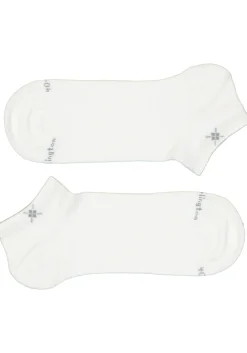 Burlington Everyday heren enkelsokken (2-pack), katoen, wit