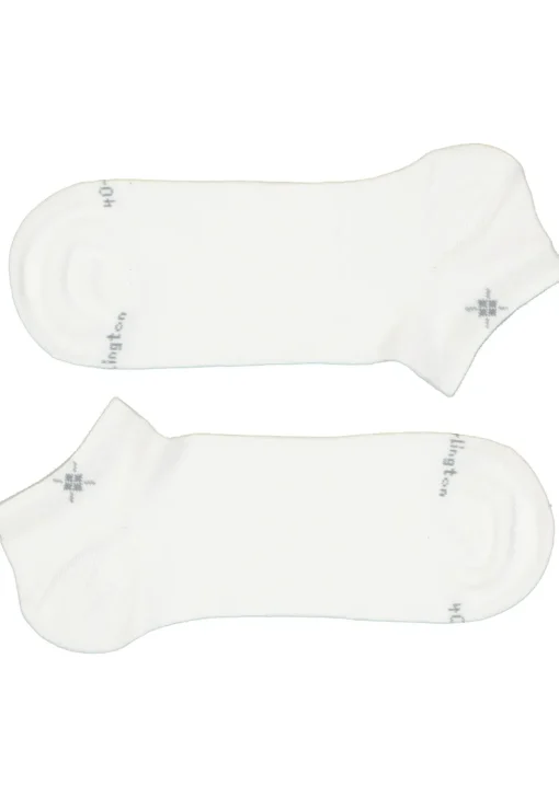 Burlington Everyday heren enkelsokken (2-pack), katoen, wit