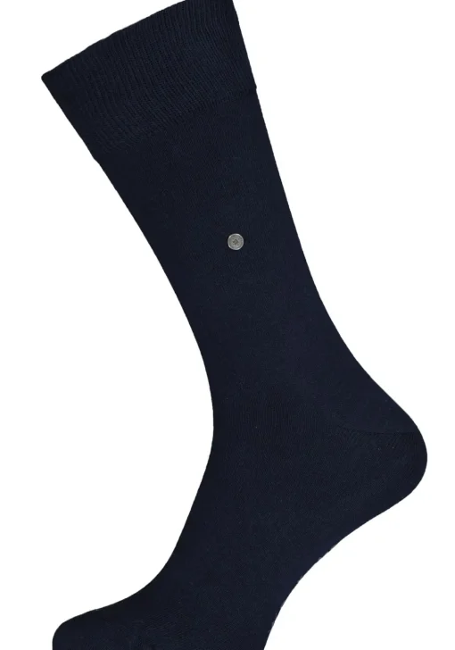 Burlington Everyday herensokken (2-pack), katoen, marine blauw en geruit