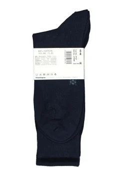 Burlington Everyday herensokken (2-pack), katoen, marine blauw en geruit