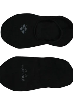 Burlington Everyday invisible herensokken (2-pack), katoen, zwart