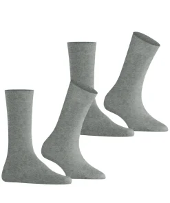 Burlington Everyday 2-Pack damessokken, grijs (light grey)