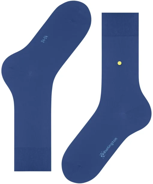 Burlington Lord herensokken, blauw (deep blue)