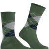 Burlington Manchester herensokken, groen (mountain green)