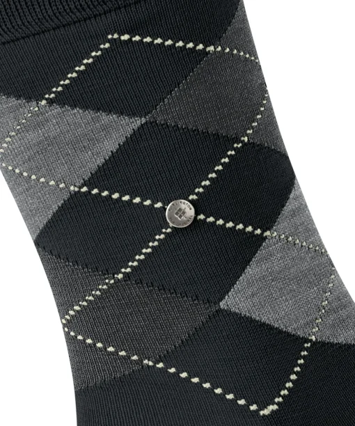 Burlington Manchester herensokken, zwart (black)