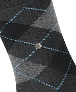 Burlington Manchester herensokken, grijs (anthracite mel.)