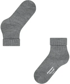 Burlington Plymouth damessokken, grijs (dark grey)