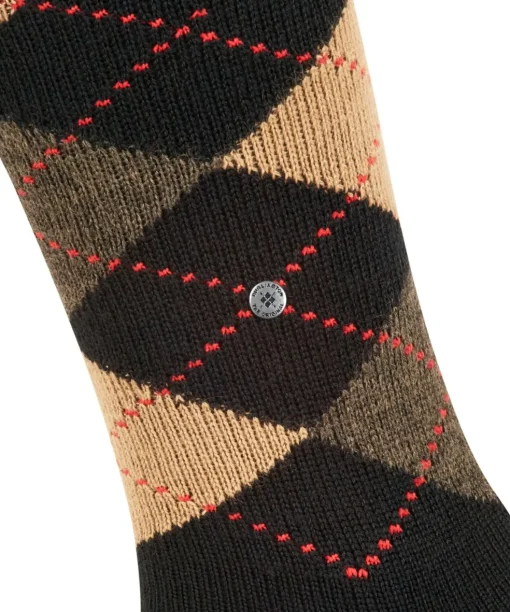 Burlington Preston heren kniekousen, zwart (black-sahara)