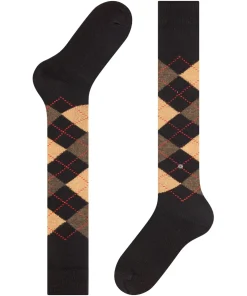 Burlington Preston heren kniekousen, zwart (black-sahara)