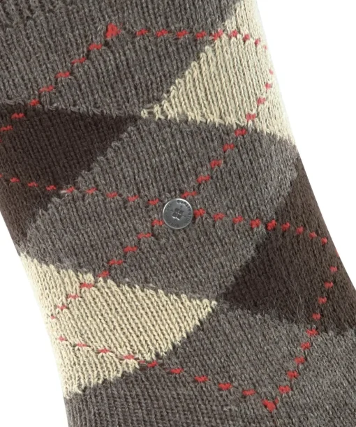 Burlington Preston herensokken, bruin (brown)