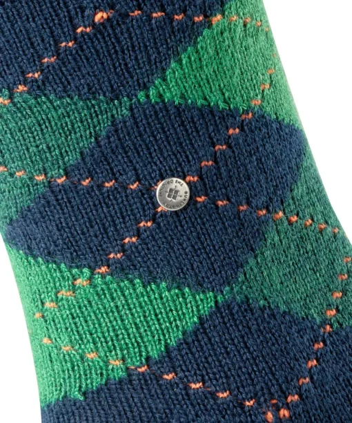 Burlington Preston herensokken, blauw (navy)
