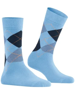 Burlington Queen damessokken, blauw (light blue)
