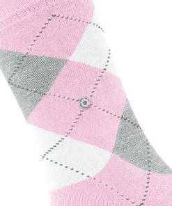 Burlington Queen damessokken, roze (berry-pool)
